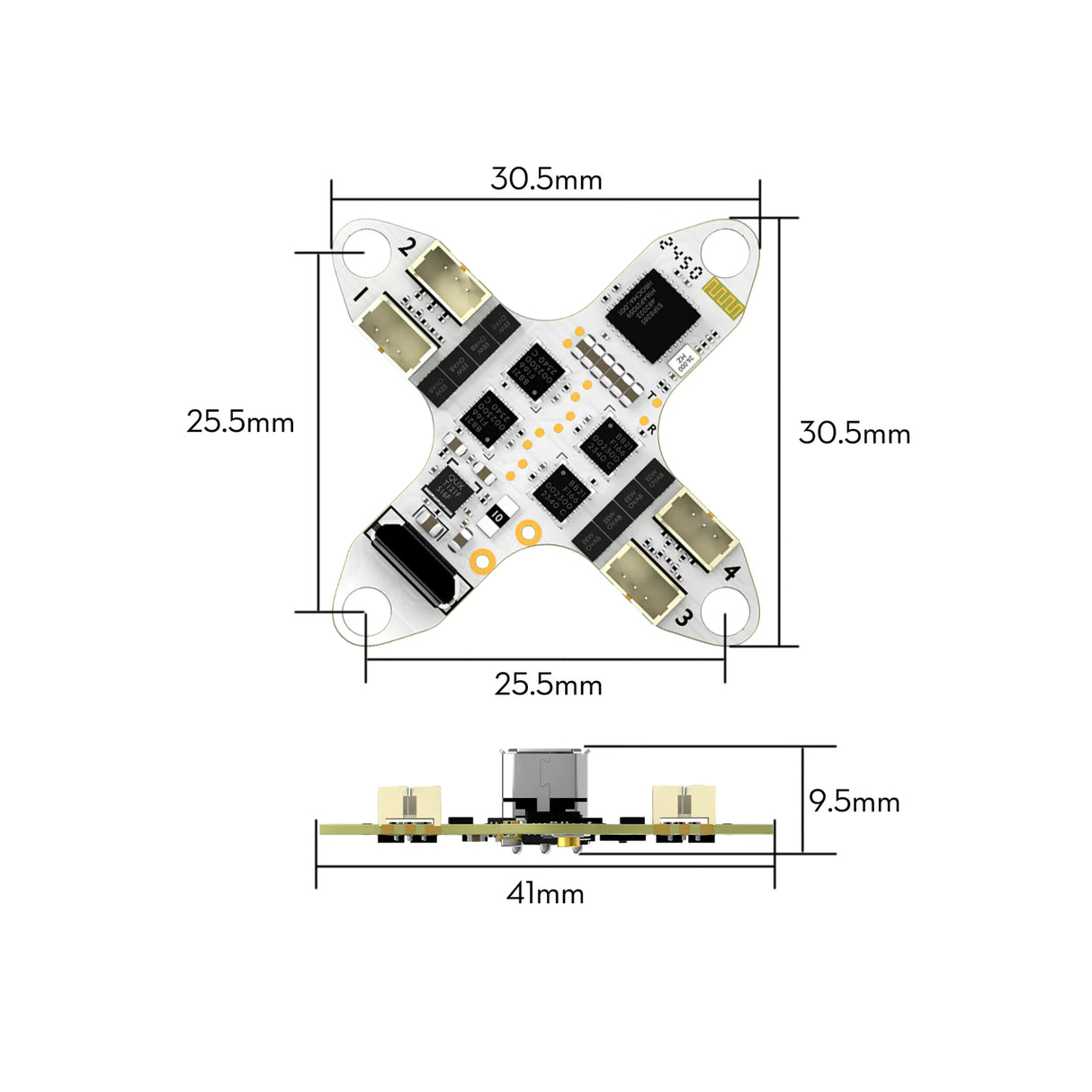 Flywoo GOKU F405 HD 1S 5A ELRS AIO V2.0 For DJI O4/Walksnail/HDZero