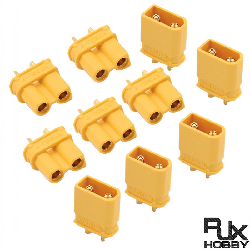 RJX XT30U Connector Male and Female (5-Pairs)