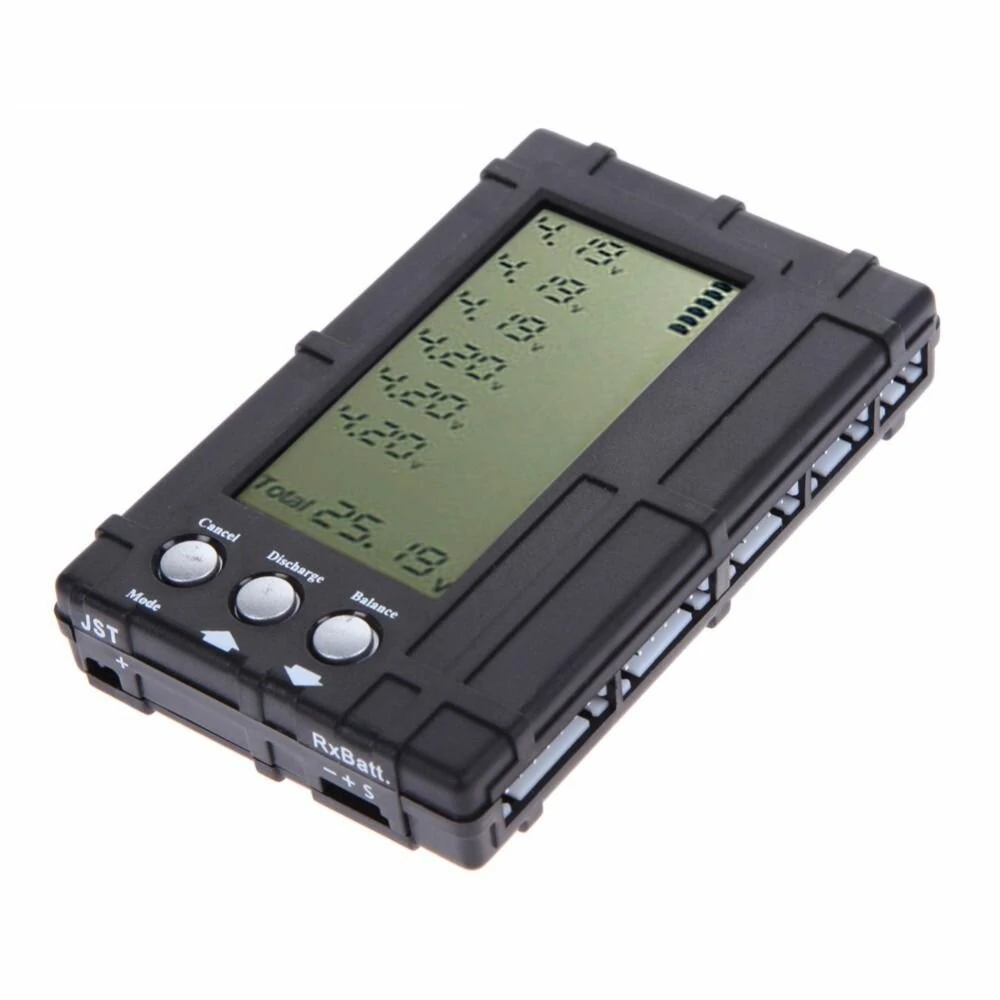 3-in-1 LCD 2-6S Battery Meter / Tester