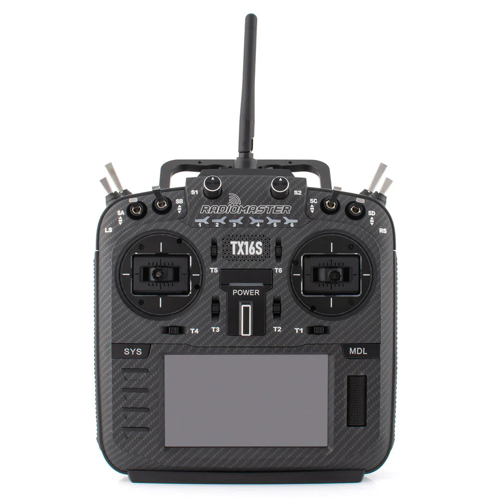 TX16S Mark II Max Radio Controller 4-In-1 (Carbon Black)