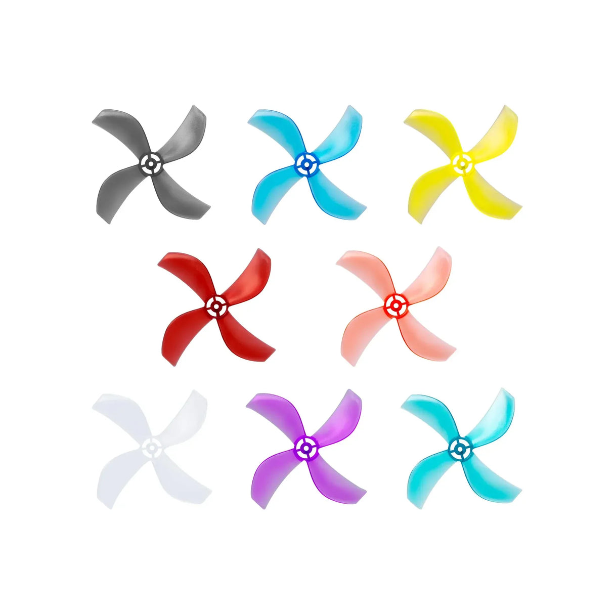 NewBeeDrone Azi (Quad Blade) Micro Propellers 31mm 1.0mm Shaft