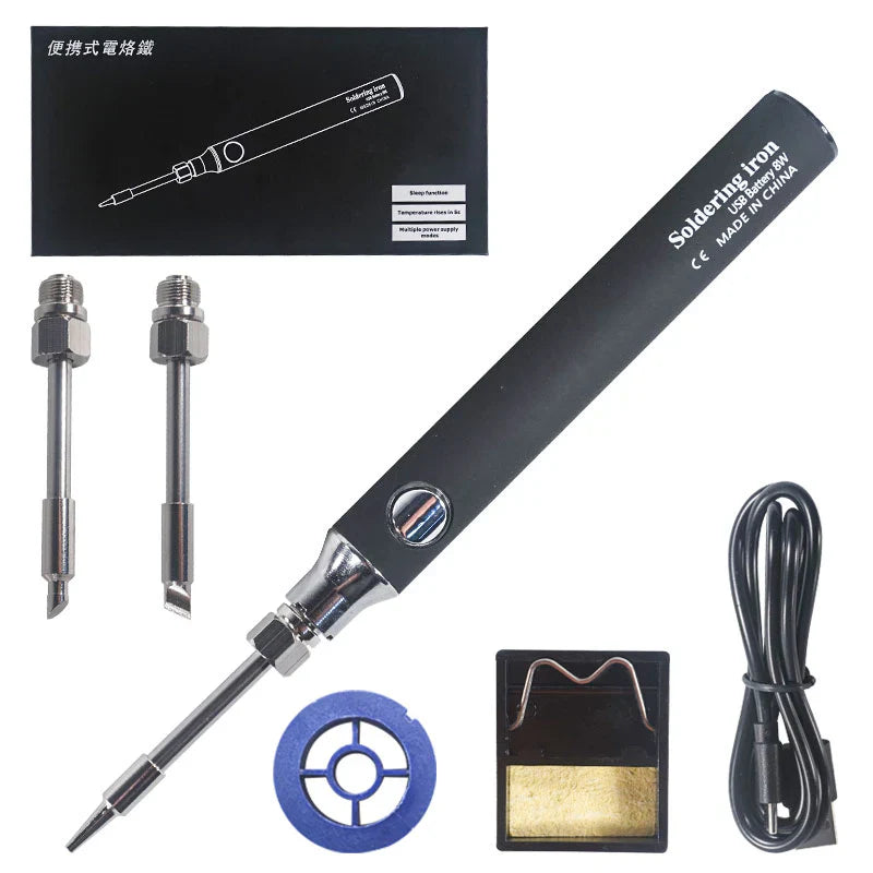 SEQURE P8 Wireless Soldering Iron (W/B+C+K Tips)