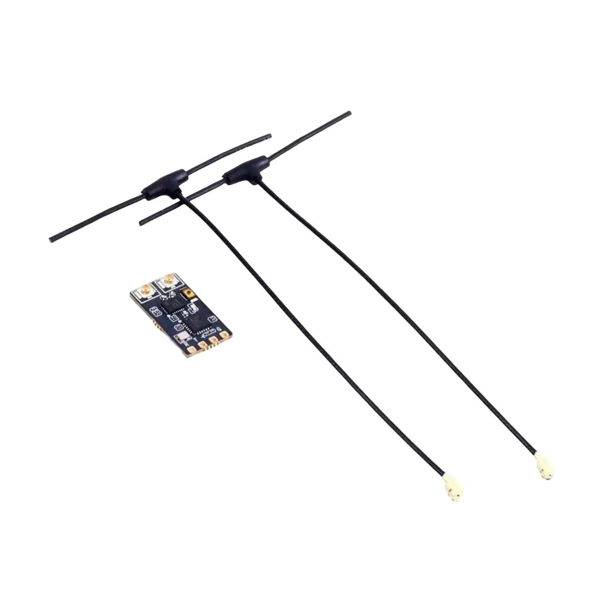 ExpressLRS ELRS 2.4GHz Dual Antenna Nano Receiver (T-Antenna) - DroneDynamics.ca