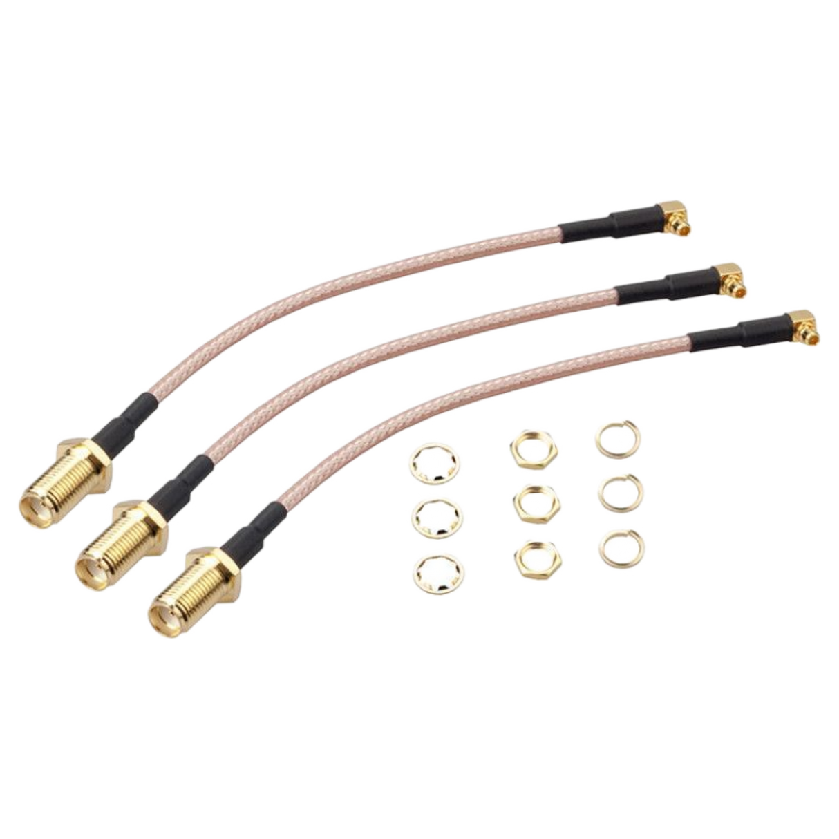 120mm RF RG316 Pigtail SMA Female Antenna Connector to MMCX Coaxial Cable Adapter