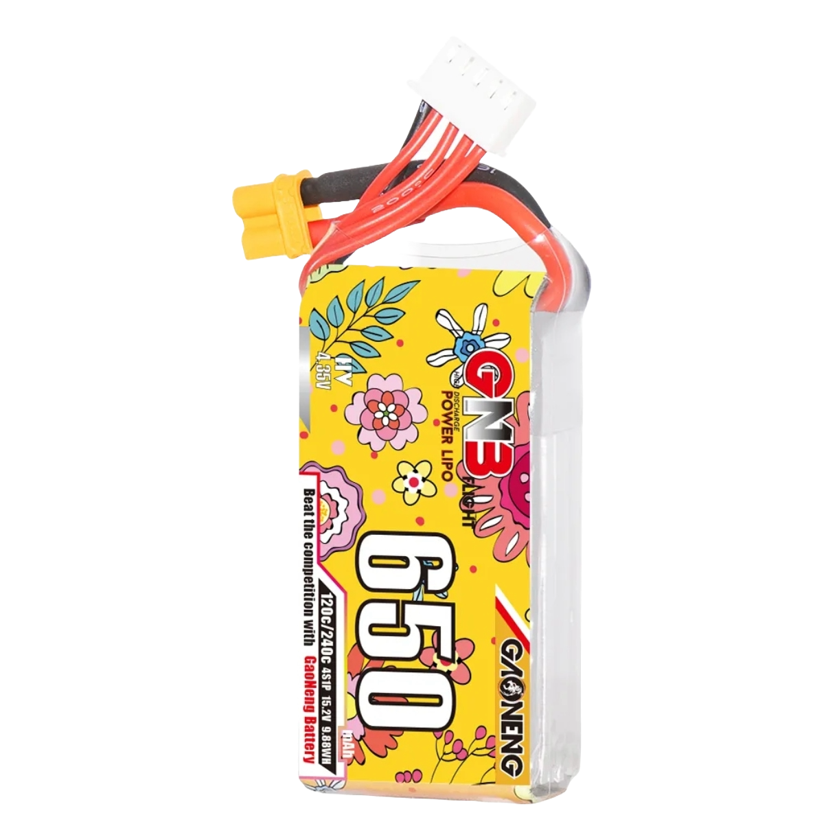GNB 650MAH 4S 120C HV LIPO XT30