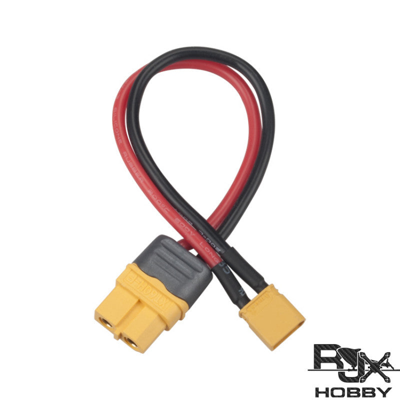 RJX Female XT60 to XT30U Male Connector Cable (15cm)