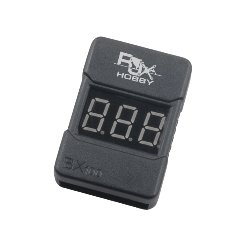 RJXHOBBY Lipo Battery Low Voltage Tester Checker 1S-8S