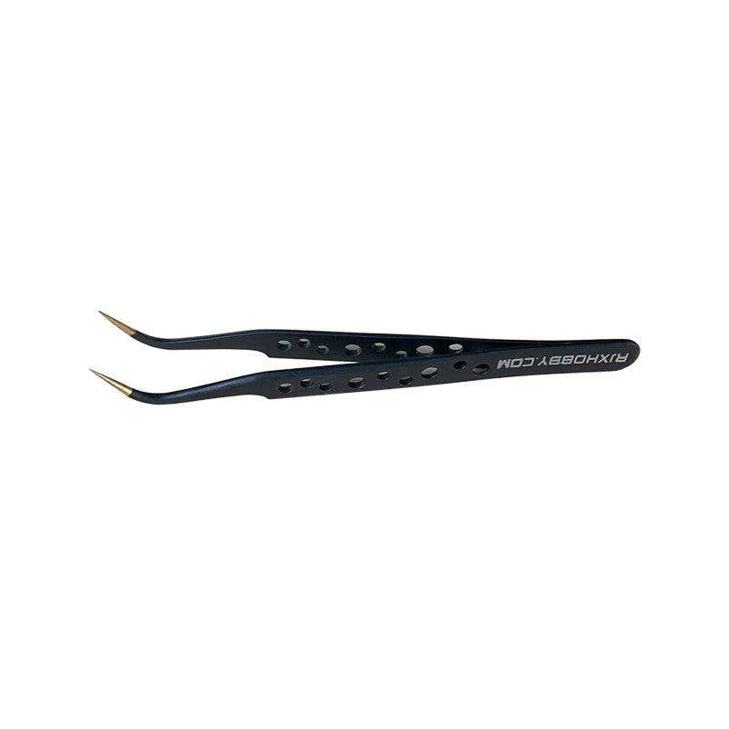 RJX High Precision 45° Curved Tweezers