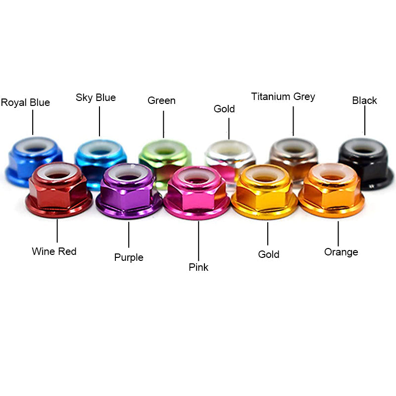 M5 Aluminum Alloy Lock Nuts(20pcs) - DroneDynamics.ca