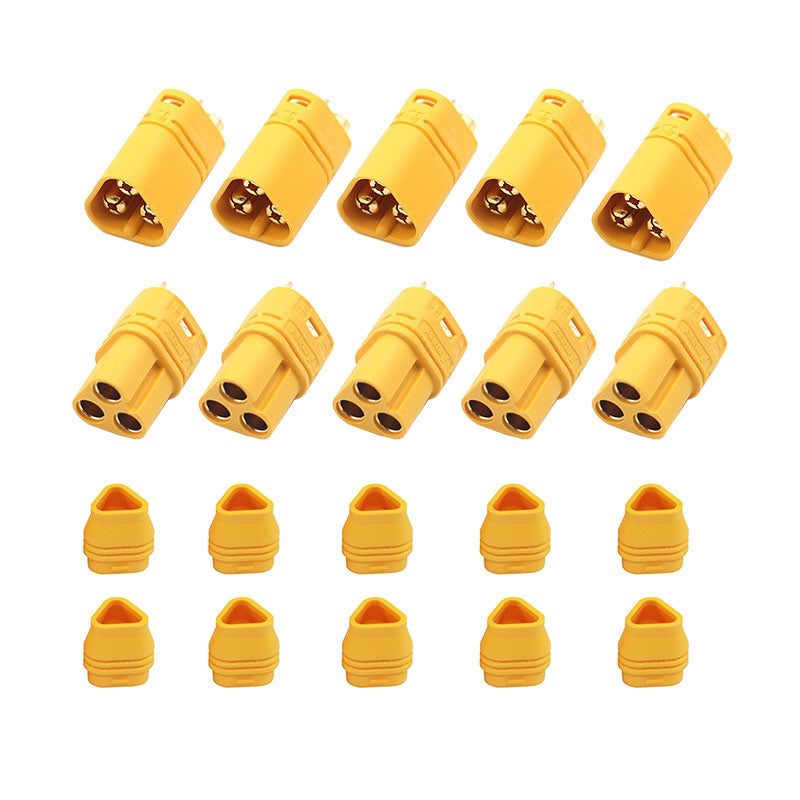 RJX AMASS MT30 2mm 3-pin Connectors (5-Pairs)