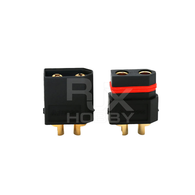 RJX Amass XT60W Waterproof Plug Gold-Plated Bullet Connectors (5-Pairs)