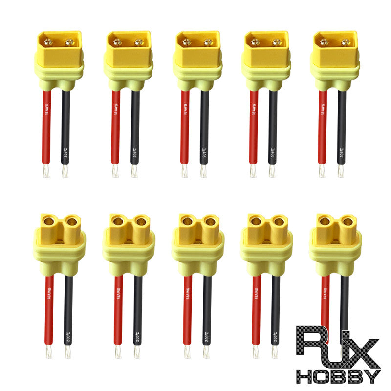 RJXHOBBY XT30U Female Male Connector (5-Pairs)