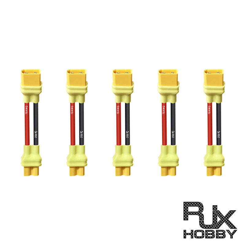 RJX XT30U Female to Male Connector 18AWG (5-Pack)