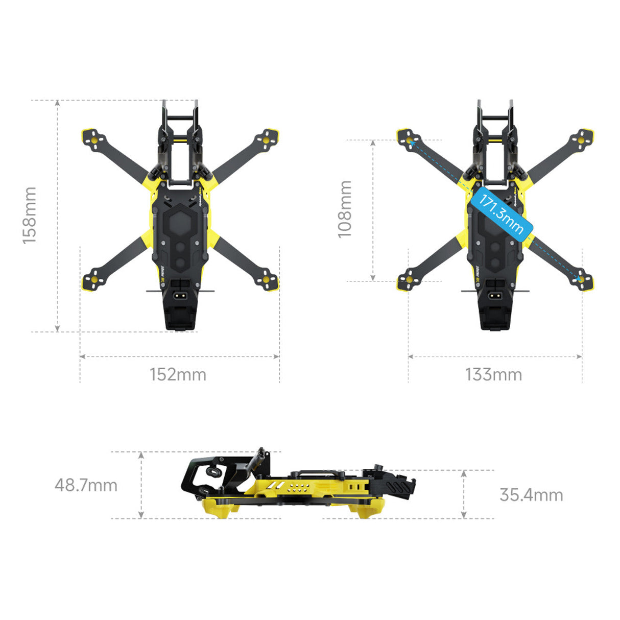 Master 3X Frame O4P Frame Kit (Aluminum Alloy Head)