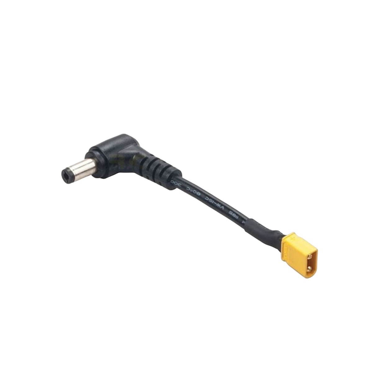 RJXHOBBY XT30 Male Plug to DC 5.5mm x 2.5mm Male Adapter Cable (2cm) - DroneDynamics.ca