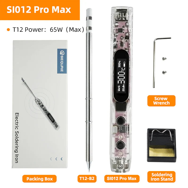 SEQURE SI012 Pro Max Portable OLED Soldering Iron