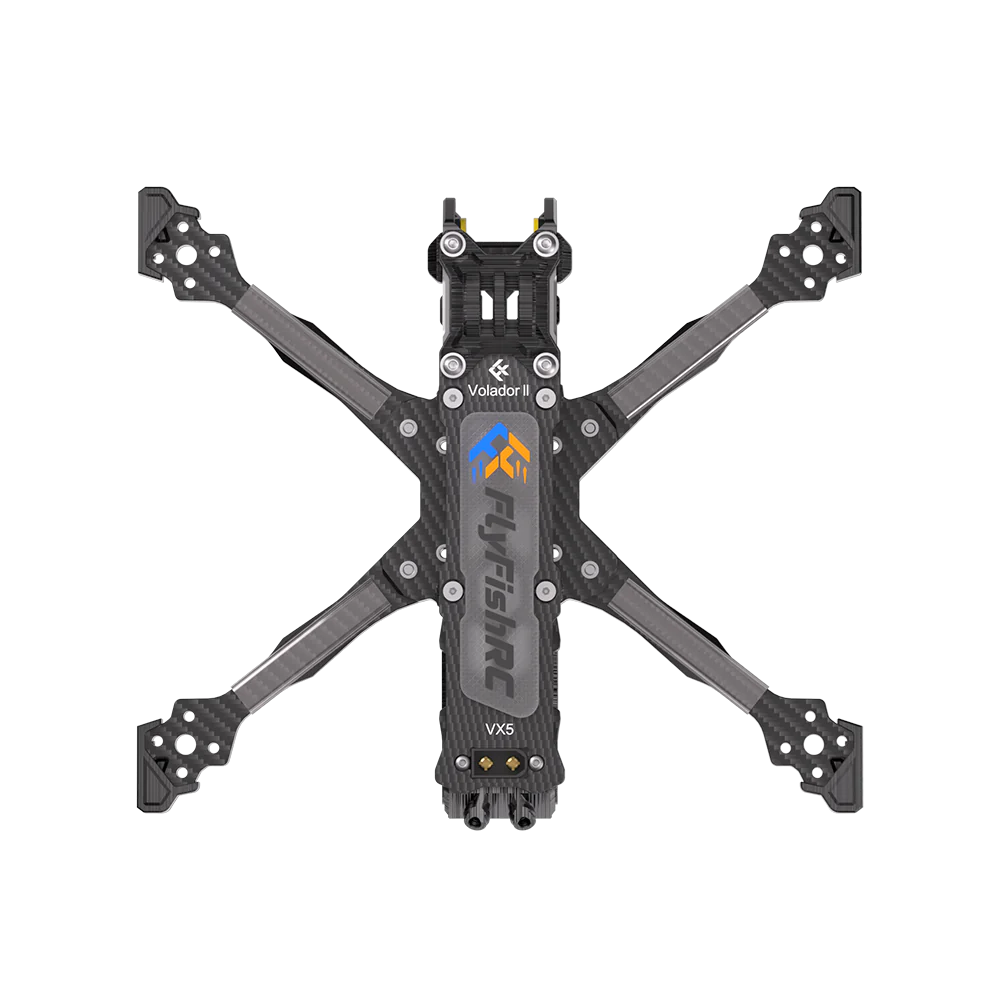 Volador II VX5 O4 FPV Freestyle T700 Frame Kit (Black)