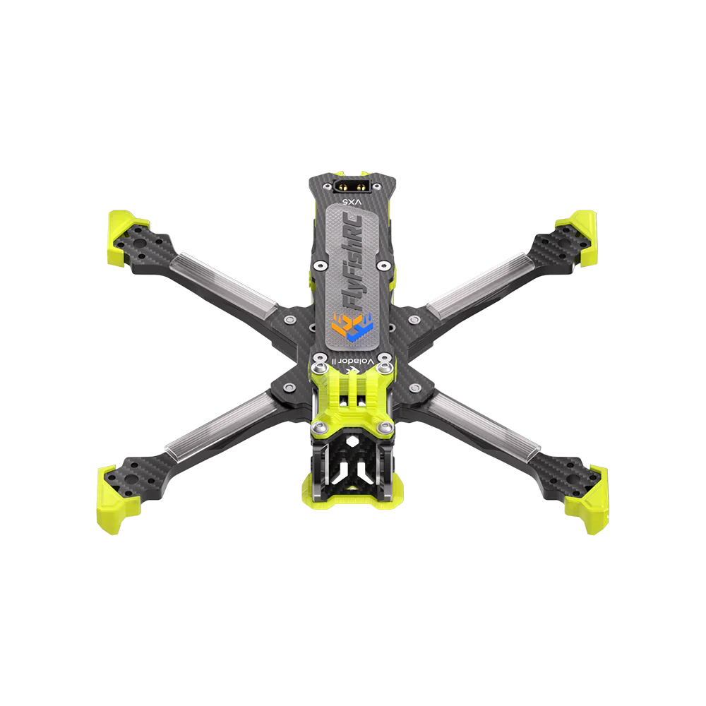 FlyFishRC Volador II VX5 O4 Pro FPV Freestyle T700 Frame Kit (Yellow)