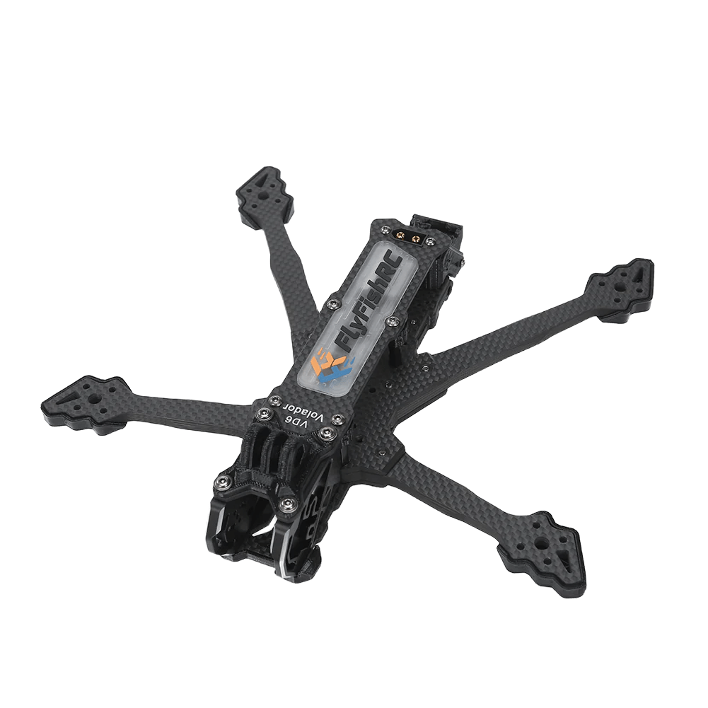 FlyFish RC Voladro Ⅱ VD5 (DC) FPV Frame Kit (Black) - DroneDynamics.ca