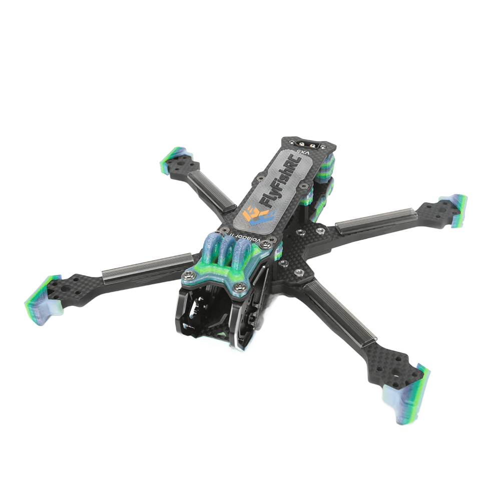 FlyFish RC Voladro Ⅱ VX5 FPV Freestyle T700 Frame Kit (Tropical Mix) - DroneDynamics.ca