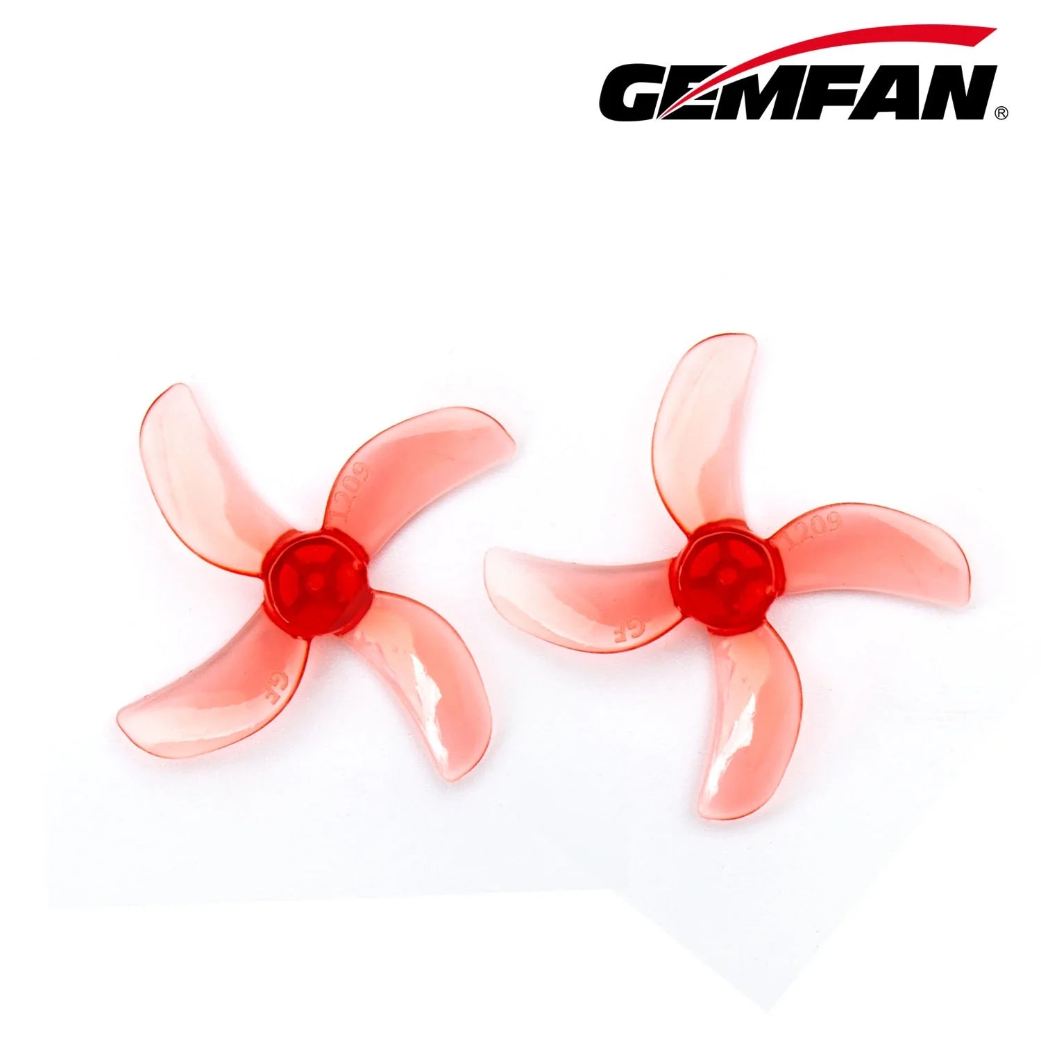Gemfan 31mm 1209-4 1.2" Quad-Blade Propellers (8-Pack)