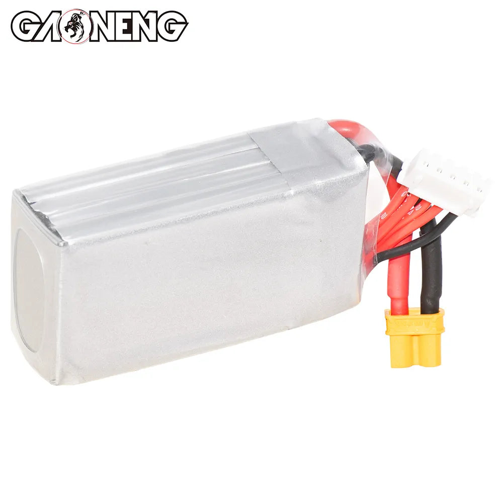 GNB 4S 14.8V 450mAh 80C XT30 LiPo Battery Square Type