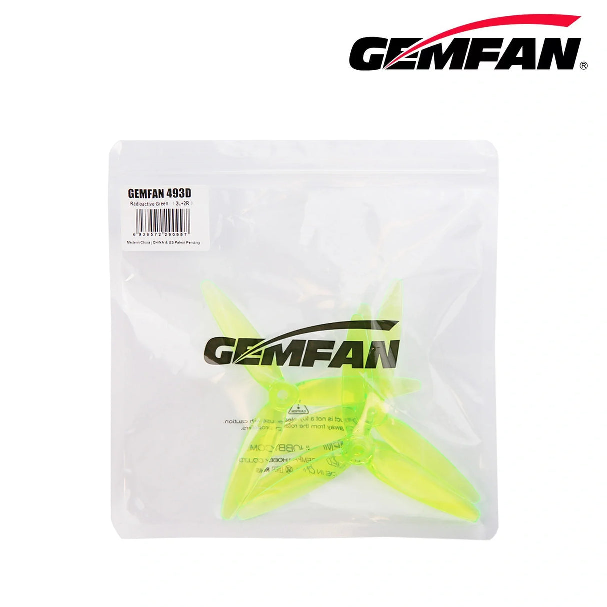 Gemfan 493D 4.9" Propellers (4-Pack)