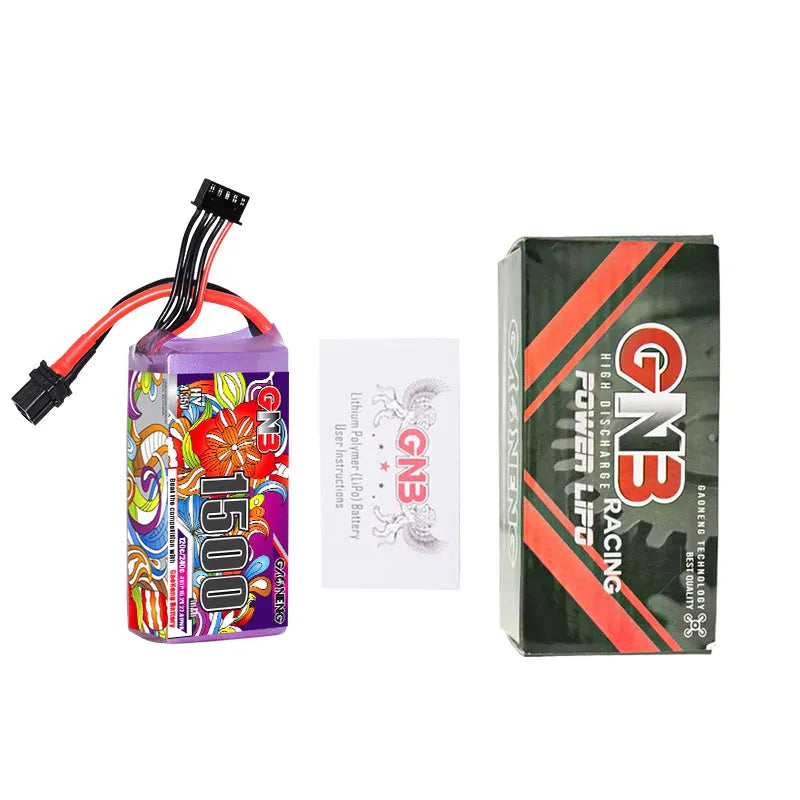 GNB LiHV 4S 15.2V 1500mAh 120C XT60 LiPo Battery Long Range