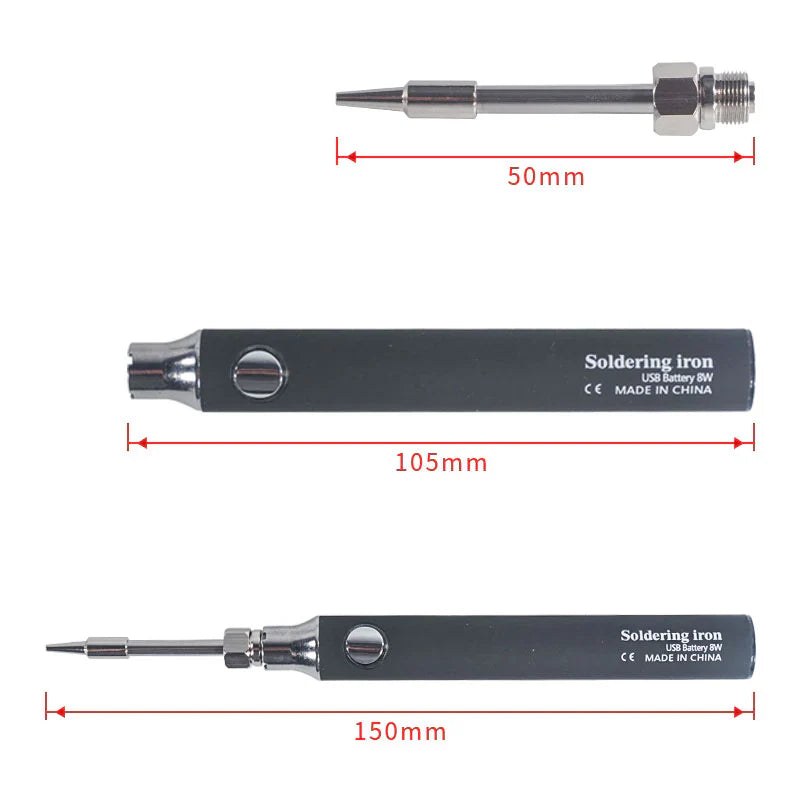SEQURE P8 Wireless Soldering Iron (W/B+C+K Tips)