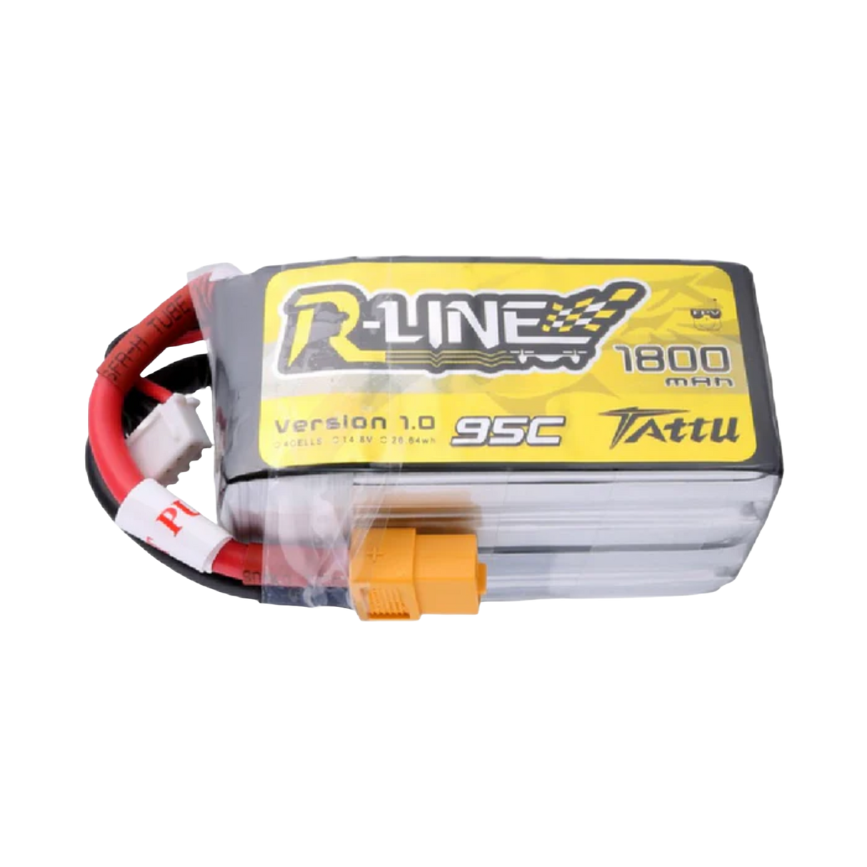Tattu R-Line 1800mah 4S 95C FPV Lipo Battery with XT60 Plug - DroneDynamics.ca