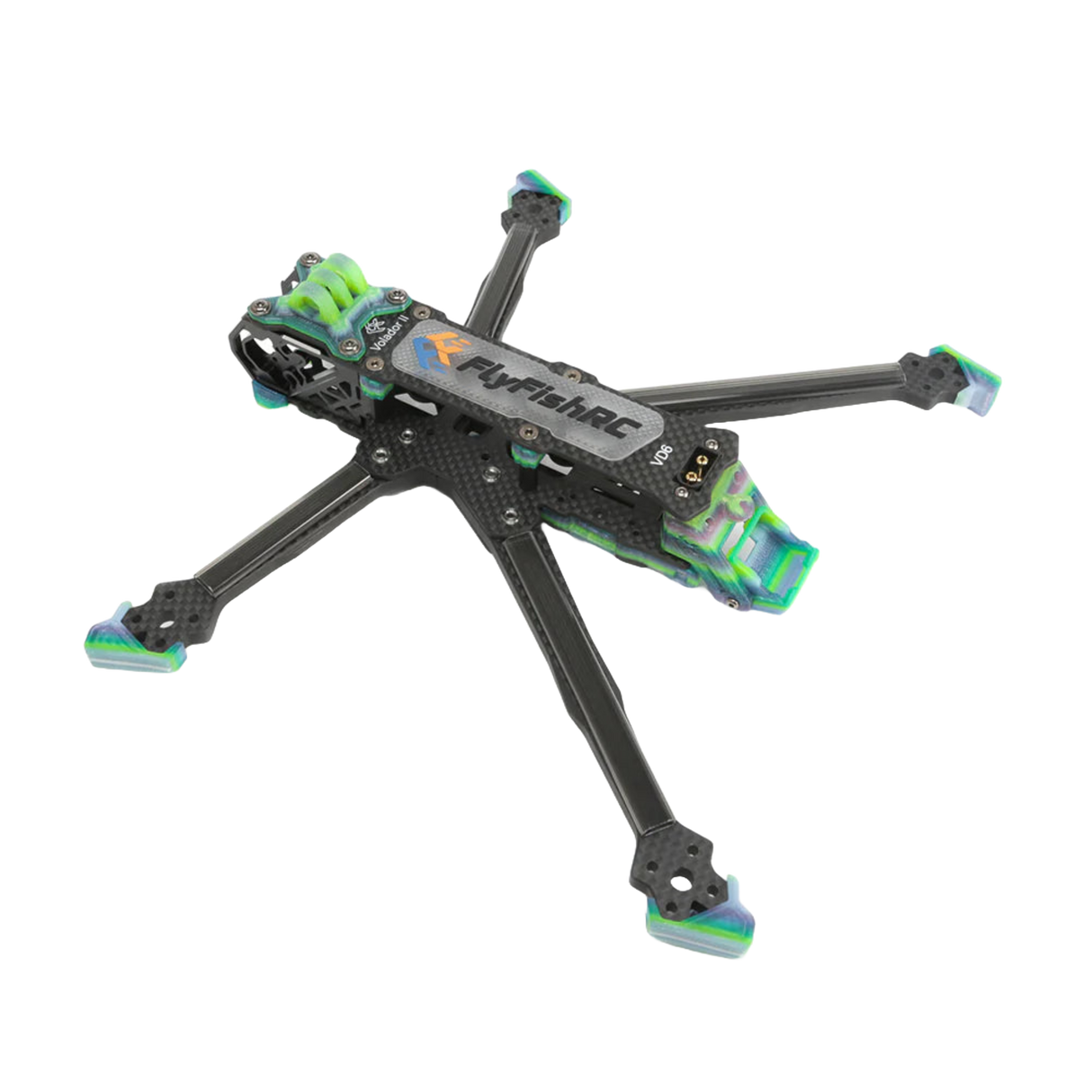 FlyFish RC Volador Ⅱ VD6 Deadcat FPV LR T700 Frame Kit (Tropical Mix)