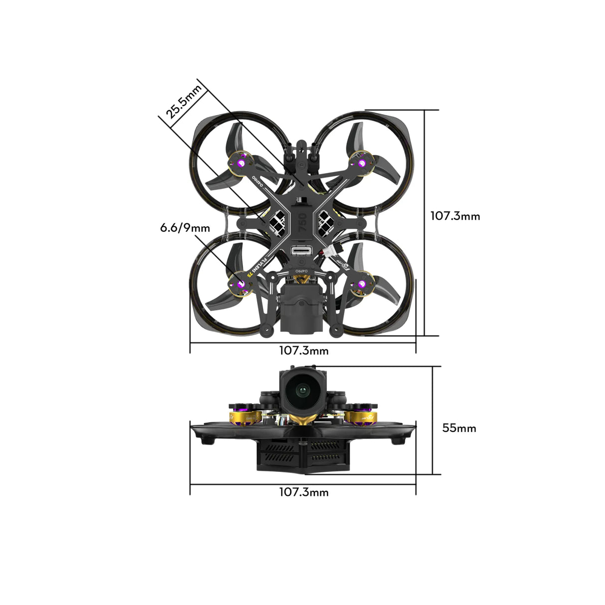 Flylens 75 HD O4 PRO 2S Whoop FPV Drone V1.3