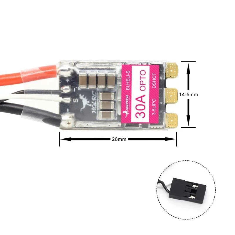 HGLRC 30amp 3-5S Dshot600 BLHeli_S 16.5 BB2 ESC