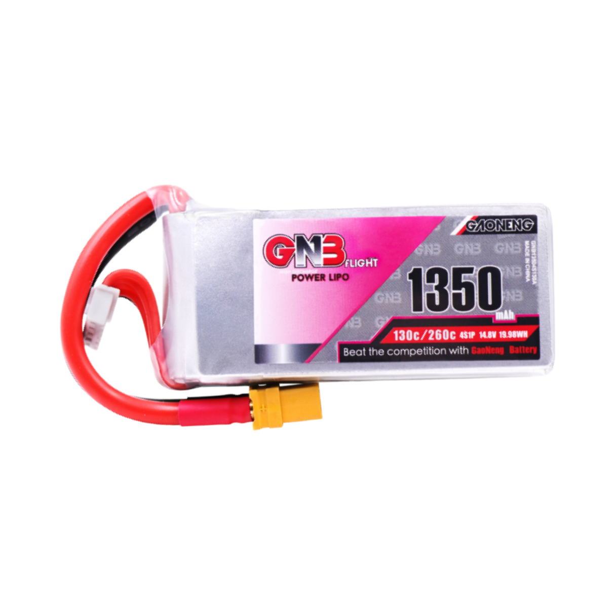 GNB 1350MAH 4S 100C LIPO XT60 - DroneDynamics.ca
