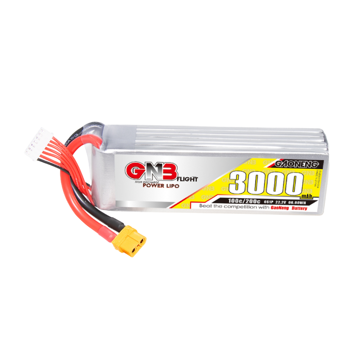 GNB 3000MAH 6S 100C XT60 - DroneDynamics.ca