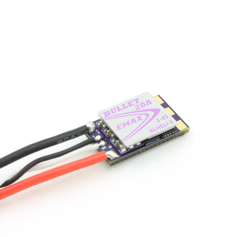 EMAX D-SHOT Bullet Series 20A 2-4S BLHELI_S ESC 3.5g Support Onshot42 Multishot