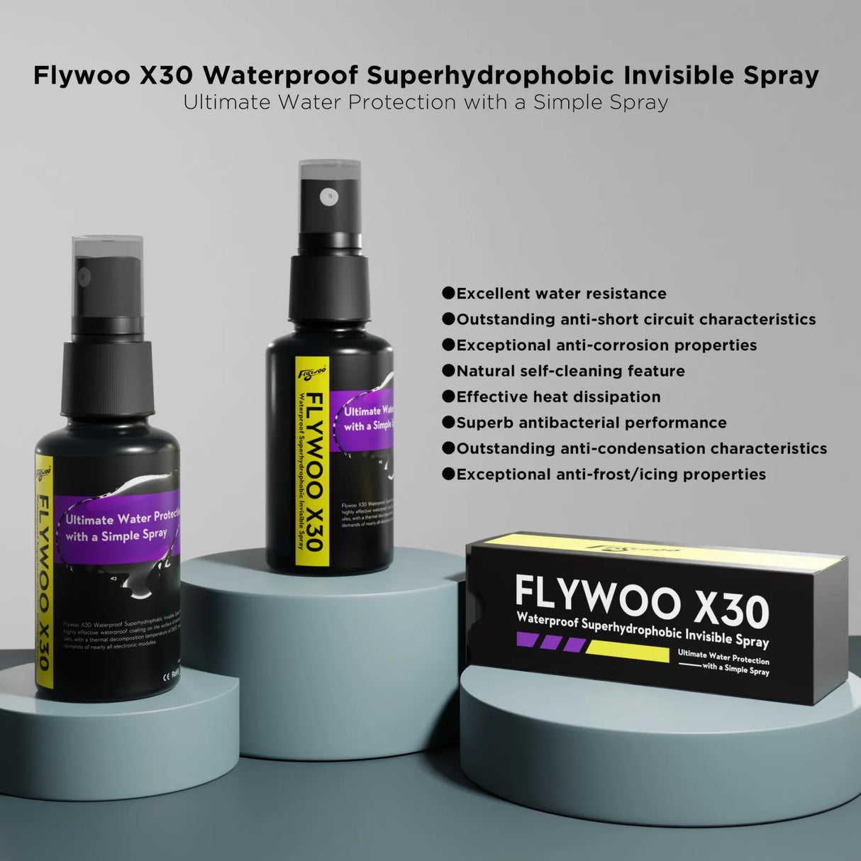 Spray invisible superhydrophobe résistant à l'eau Flywoo X30 PCBA