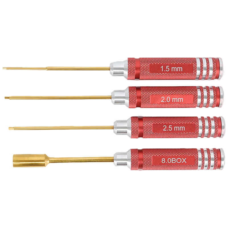 Hex Screw Driver Titanium Wrench Tools Kit