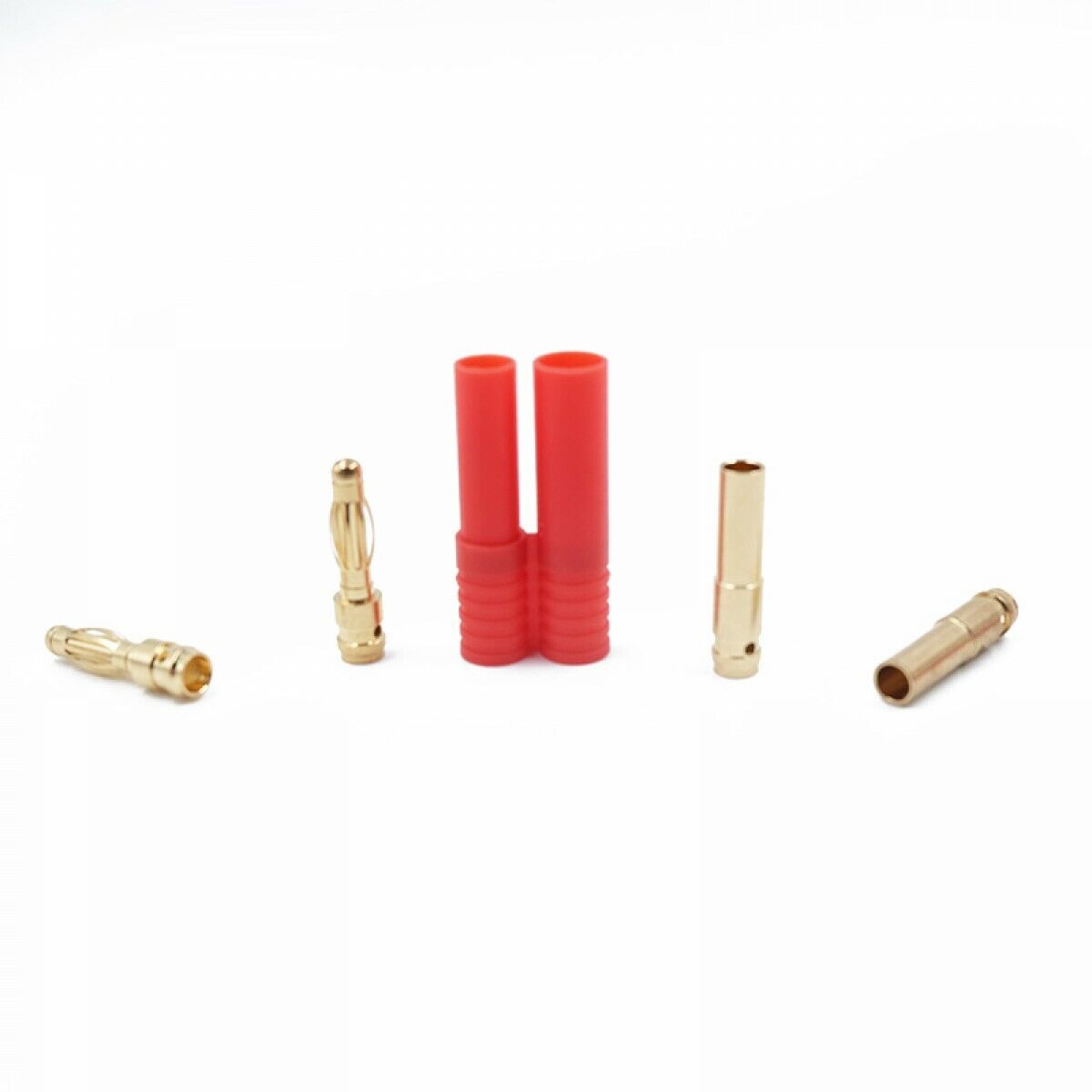 HXT 4mm Gold Plated Connector W/Housing (10x Male 10x Female) - DroneDynamics.ca