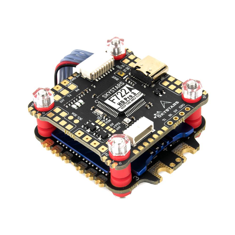 Skystar F7+KM50 PRO Blheli_32 Fly Stack - DroneDynamics.ca