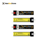 NewBeeDrone Nitro Nectar Gold 250mAh 1S HV LiPo Battery (4-Pack)