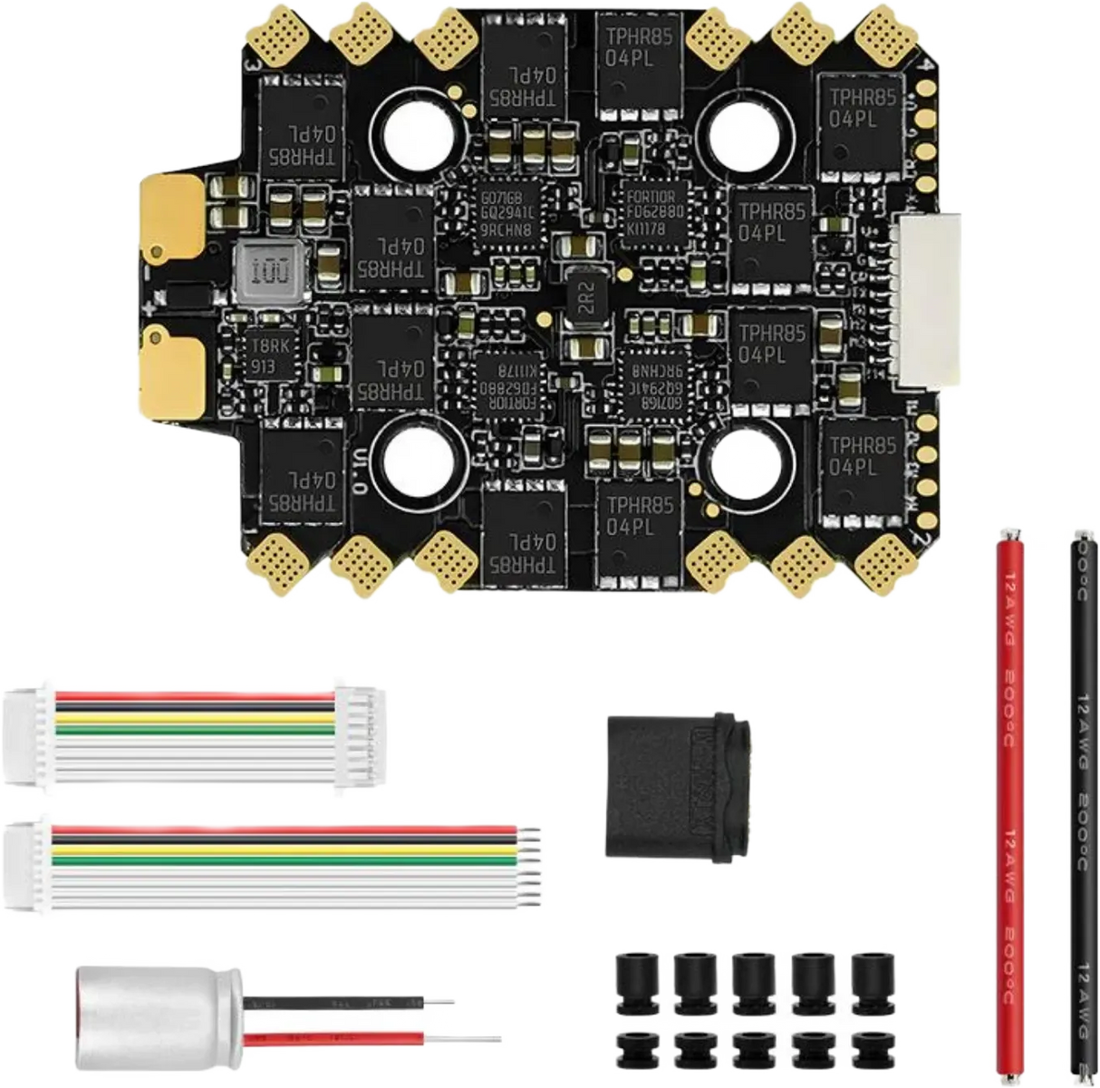 Sequre E70 G1 2-8S 70A BLHeli_32-Bit 128K 4-In-1 ESC For