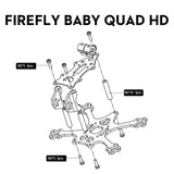 Kit cadre Flywoo Firefly Baby Quad 1,6"