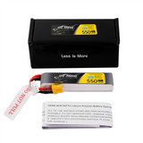 Tattu 550mAh 2S 7.6V HV Lipo Battery Long Pack with XT30 Plug