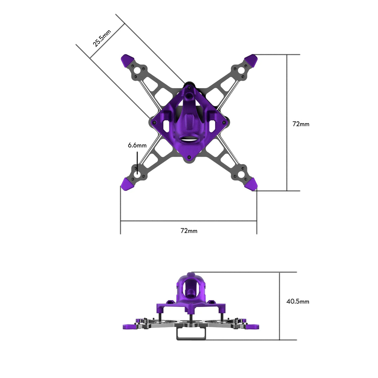 Flywoo Firefly16 Analog/HDZero/Walksnail Frame Kit V3