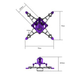Flywoo Firefly16 Analog/HDZero/Walksnail Frame Kit V3