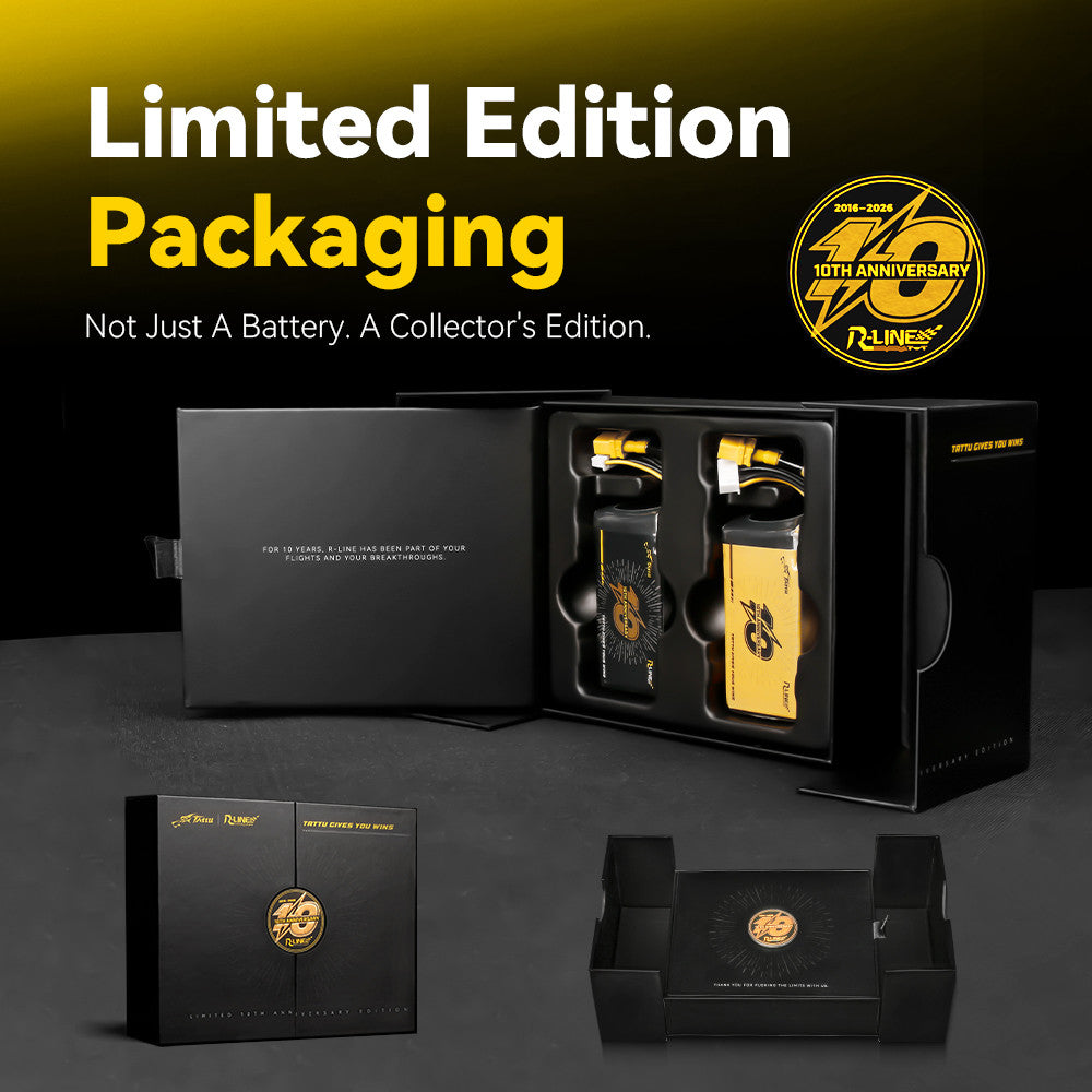 Tattu 1300mAh 6S 160C 22.2V Lipo Battery with XT60 Plug | LE R-Line V6