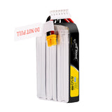 Tattu 850mAh 6S 95C22.8V HV Lipo Battery Long Pack with XT30 Plug