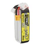 Tattu 550mAh 4s 95C 14.8V R-Line Lipo Battery Pack with XT30 Plug
