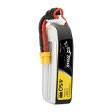 Tattu 4S 450mah 75C 14.8V Lipo Battery Pack With XT30 Plug- Long Size For H Frame